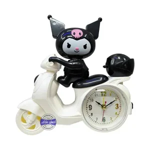 ساعت زنگدار کرومی طرح موتور