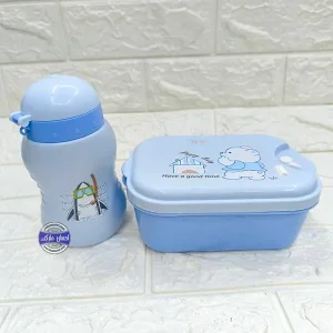 ست ظرف غذا و قمقمه در دو رنگ