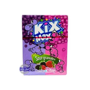 دراژه ترش توت فرنگی و بلوبری کیکس مکس