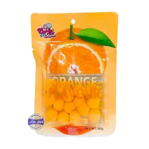 پاستیل و نوشیدنی طعم پرتقال