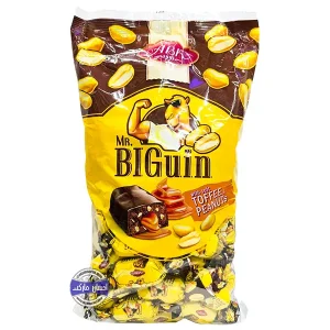 شکلات مستر بیگویین با شیر شتر و مغز بادام زمینی و کارامل